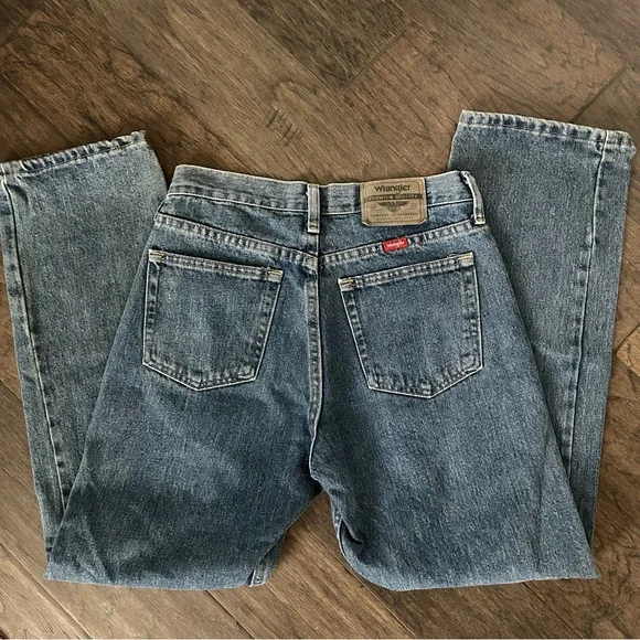 VINTAGE Wrangler Jeans 27/28x30 | 100% Cotton | Thick Denim | Heritage Fit - Picture 1 of 8